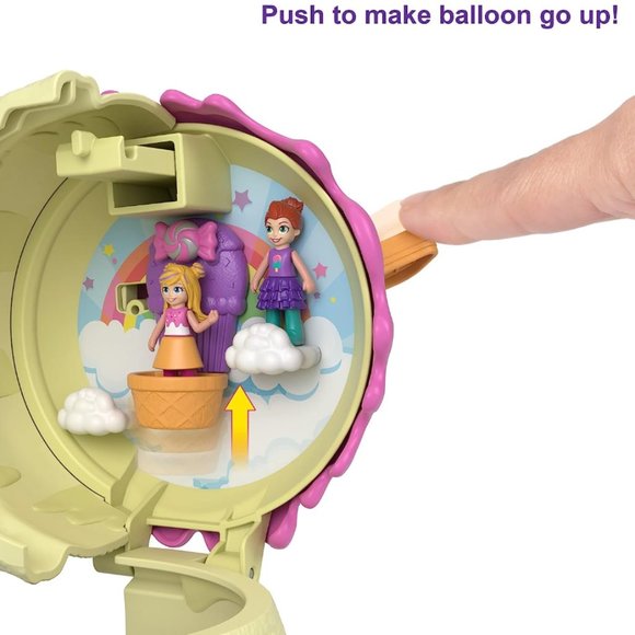 Polly Pocket | Ice Cream Cone-Shaped Playground | 3 Floors, Spin 'n Surprise Set - Picture 4 of 13